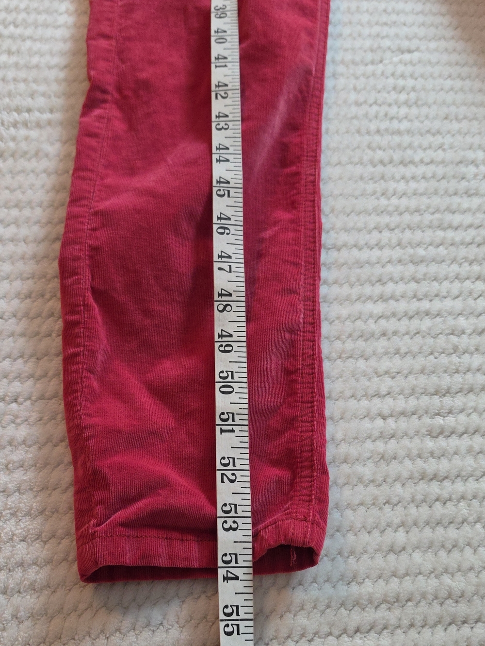 Free People Women's Red Corduroy Zip-Front Jumpsuit - Picture 7 of 9